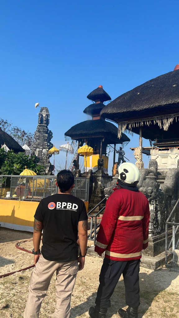 Kebakaran Pelinggih di Jalan Gunung Payung, Banjar Petangan, Desa Kutuh, Kec. Kuta Selatan Tanggal 19 September 2023